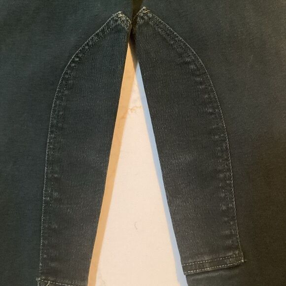 HAC TAC Ladies Jodhpurs Sz 16 Green Riding Equestrian Jeans Breeches - Picture 6 of 9